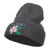 Aloha Hawaii Embroidered Long Beanie