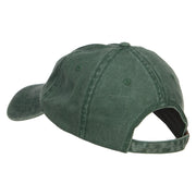 Irish Four Leaf Clover Embroidered Washed Cap