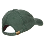 Irish Four Leaf Clover Embroidered Washed Cap