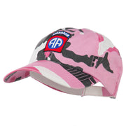 Airborne Embroidered Camouflage Cap