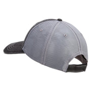 Licensed Star US Army Retired Military Embroidered Low Profile Special Cotton Mesh Cap - Black OSFM