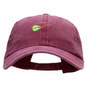 Dart Embroidered Unstructured Cotton Cap