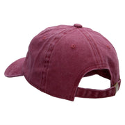 Dart Embroidered Unstructured Cotton Cap