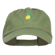 Mini Lemon Embroidered Low Cap