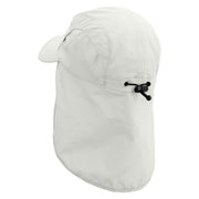 Moose Embroidered Flap Hat - White OSFM