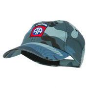 Airborne Embroidered Camouflage Cap