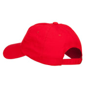 Illinois State Flag Embroidered Unstructured Washed Cap