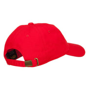 Illinois State Flag Embroidered Unstructured Washed Cap