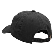 Dart Embroidered Unstructured Cotton Cap