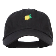 Mini Lemon Embroidered Low Cap