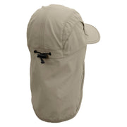 Moose Embroidered Flap Hat - Khaki OSFM