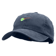 Dart Embroidered Unstructured Cotton Cap