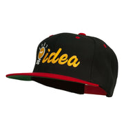 Light Bulb Idea Embroidered Snapback Cap