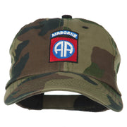 Airborne Embroidered Camouflage Cap