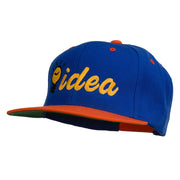 Light Bulb Idea Embroidered Snapback Cap