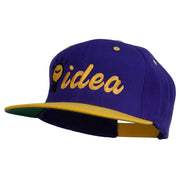 Light Bulb Idea Embroidered Snapback Cap