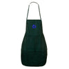 Tripple Dolphin Sign Embroidered Solid Chef's Apron