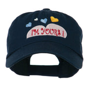 I am Yours Heart Embroidered Cap