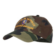 Vietnam Veteran Embroidered Camo Cap