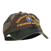 Vietnam Veteran Embroidered Camo Cap