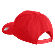 2nd Marine Division Retired Embroidered 6 Panel Structured Cotton Twill Cap Made in USA - Red OSFM