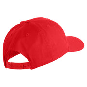 2nd Marine Division Retired Embroidered 6 Panel Structured Cotton Twill Cap Made in USA - Red OSFM