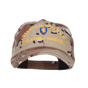 Vietnam Veteran Embroidered Camo Cap