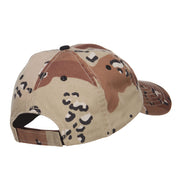 Vietnam Veteran Embroidered Camo Cap