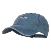 Mami Embroidered Washed Cap