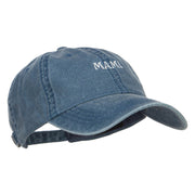 Mami Embroidered Washed Cap