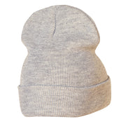 Shalom Embroidered Long Knitted Beanie