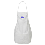 Tripple Dolphin Sign Embroidered Solid Chef's Apron