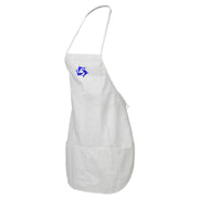 Tripple Dolphin Sign Embroidered Solid Chef's Apron