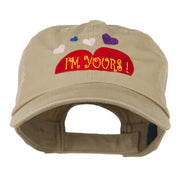 I am Yours Heart Embroidered Cap