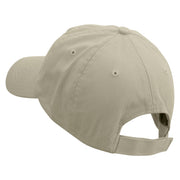 Rhino Embroidered Low Profile Pet Spun Washed Cap - Stone OSFM