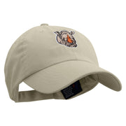 Rhino Embroidered Low Profile Pet Spun Washed Cap - Stone OSFM