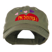 I am Yours Heart Embroidered Cap