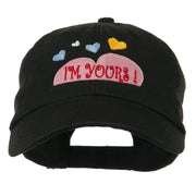 I am Yours Heart Embroidered Cap