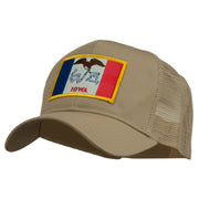 Iowa State Flag Patched Mesh Cap