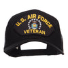 US Air Force Veteran Military Patched Mesh Cap