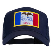 Iowa State Flag Patched Mesh Cap