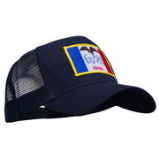 Iowa State Flag Patched Mesh Cap