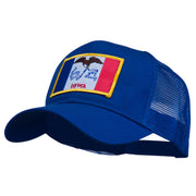 Iowa State Flag Patched Mesh Cap