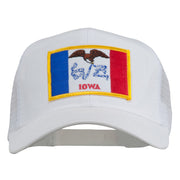 Iowa State Flag Patched Mesh Cap