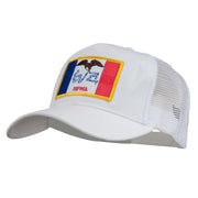 Iowa State Flag Patched Mesh Cap