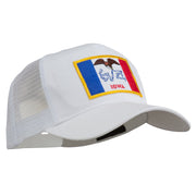 Iowa State Flag Patched Mesh Cap