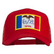 Iowa State Flag Patched Mesh Cap