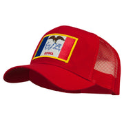 Iowa State Flag Patched Mesh Cap