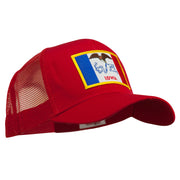 Iowa State Flag Patched Mesh Cap