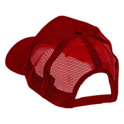 US Air Force Veteran Military Patched Mesh Cap